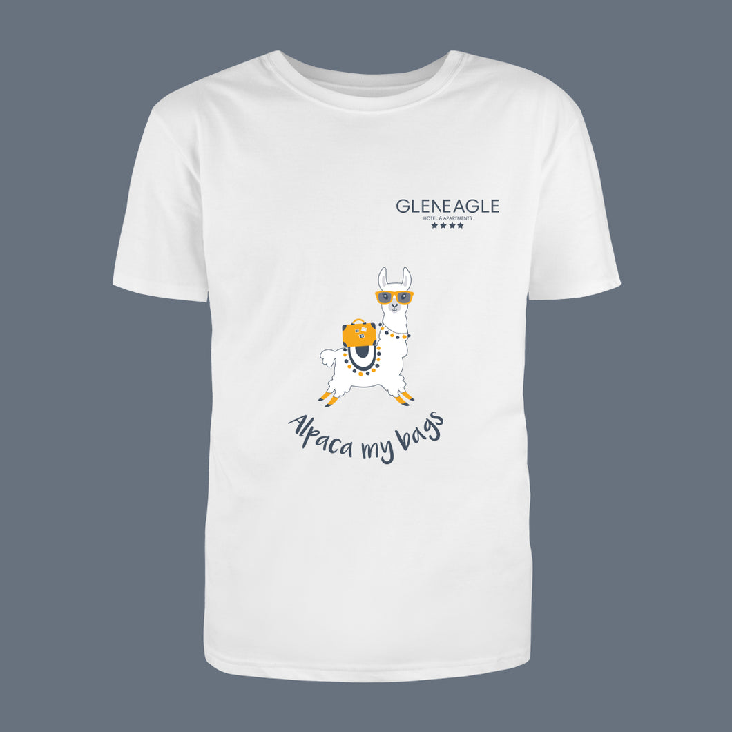 White Gleneagle Hotel Kids T-Shirts - Alpaca my Bags
