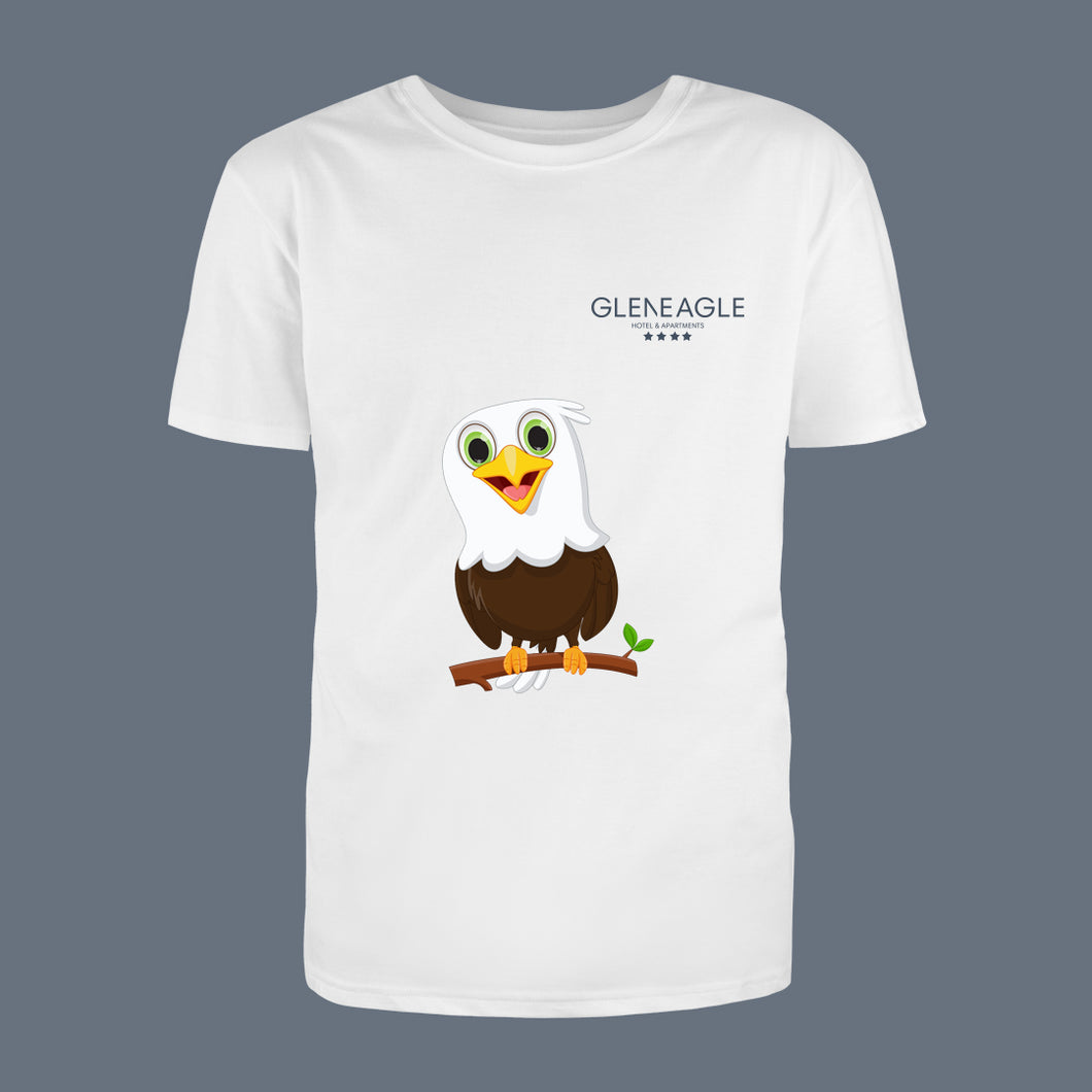 White Gleneagle Hotel Kids T-Shirts - Eagle
