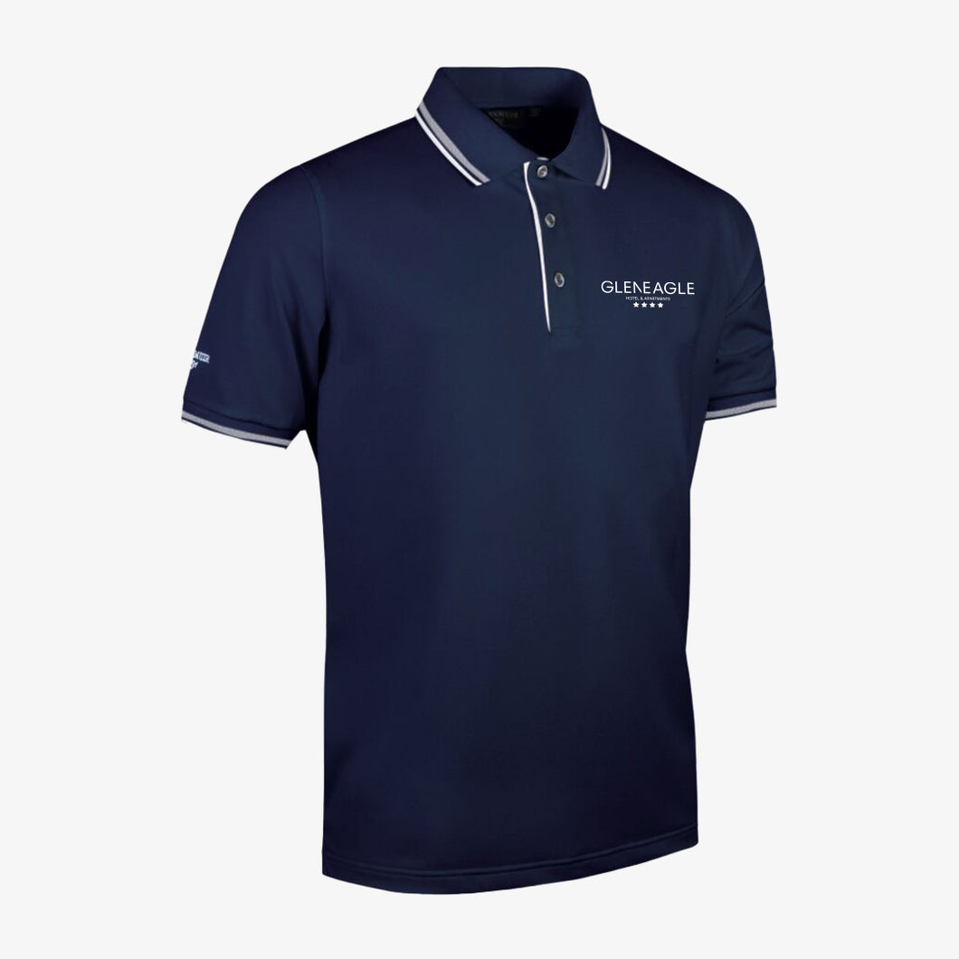 Navy Glenmuir Male Golf Polo Shirt