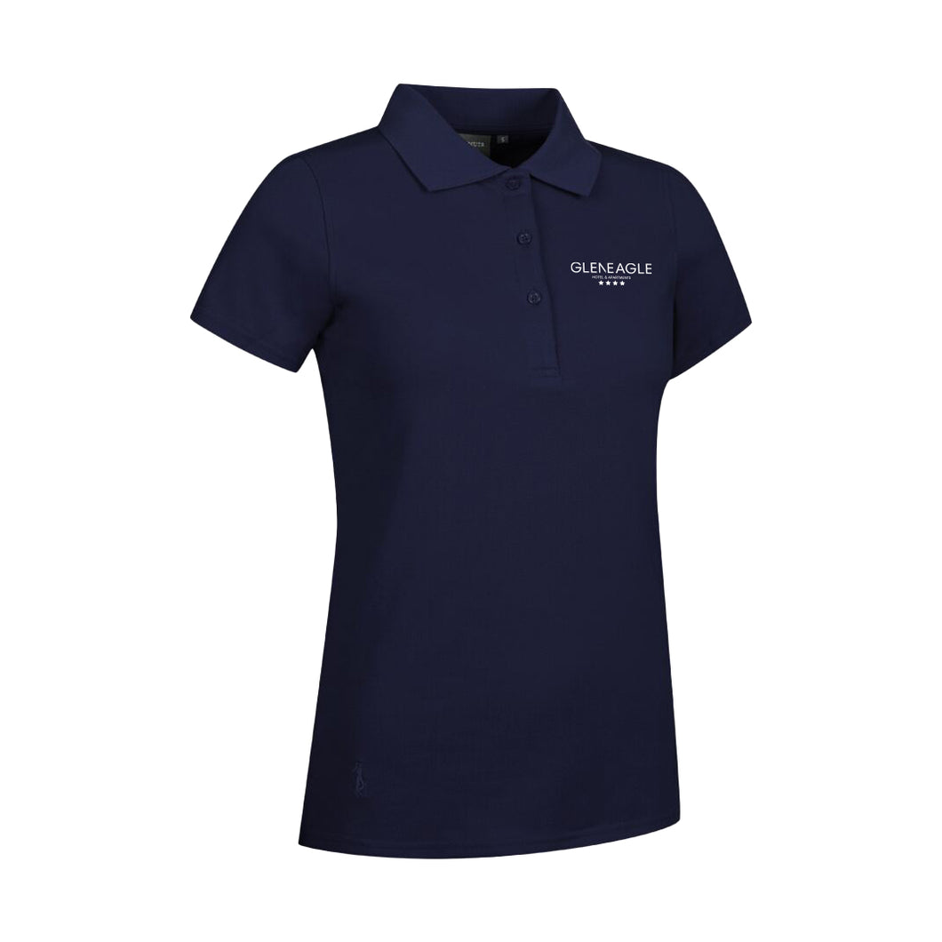 Navy Glenmuir Female Golf Polo Shirt