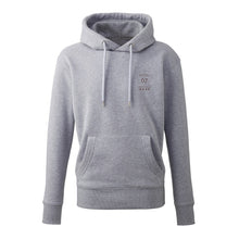 Load image into Gallery viewer, Grey Crossover Neck Hotel67 Hoodie
